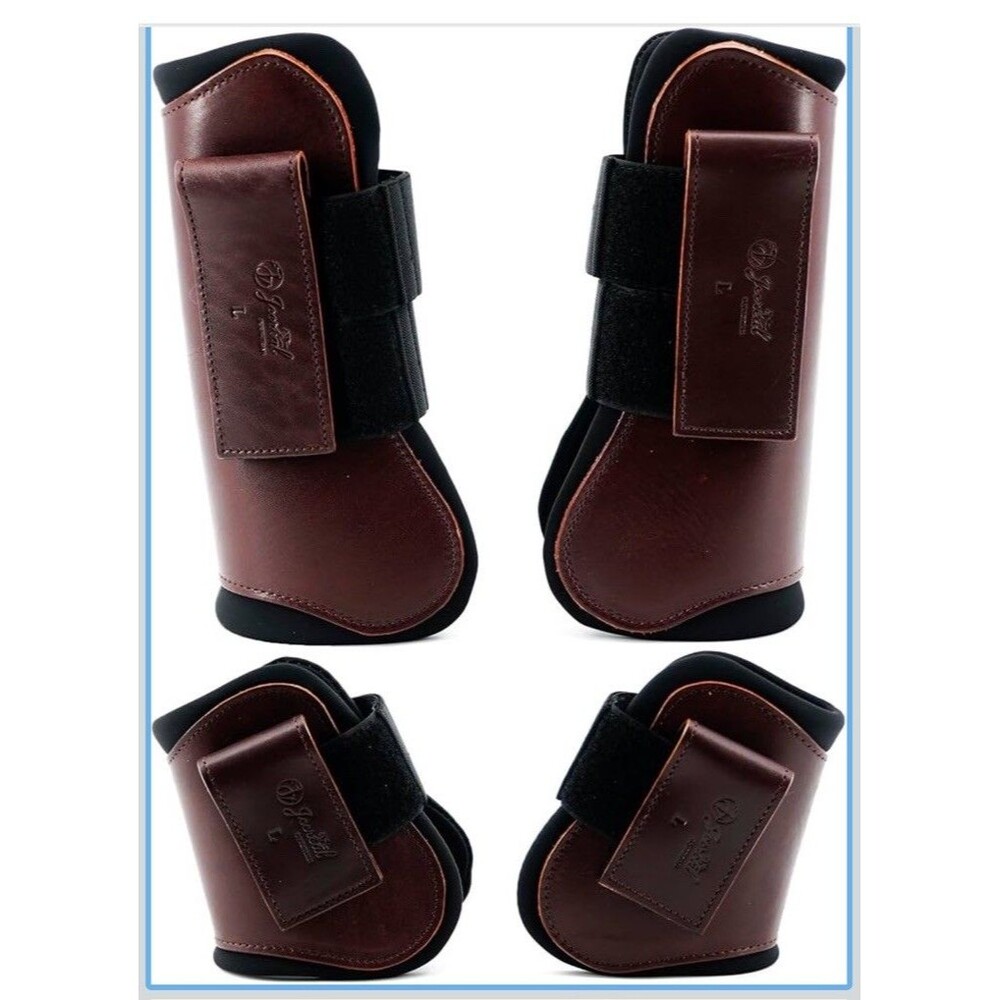 Jeereal Horse-Pony Tendon Brushing Boots Open Front & Fetlock Boot Protect Small